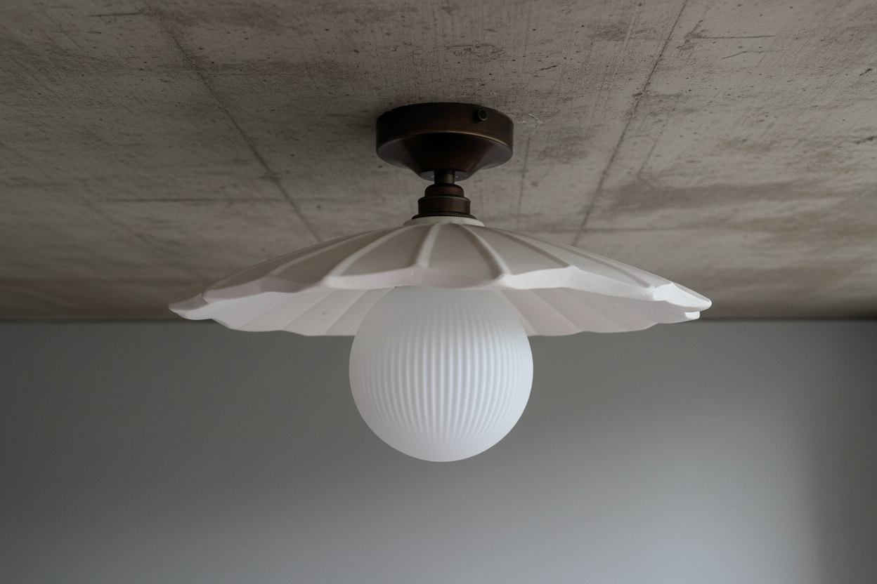 STILL Plaster Flush Mount Ceiling Light
