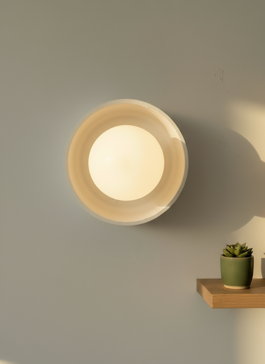 CRINIS Wall Sconce - Snow