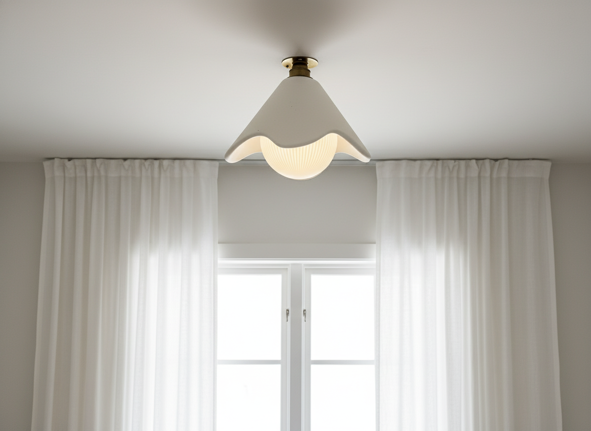 PATRO Flush Mount Ceiling Light - Snow