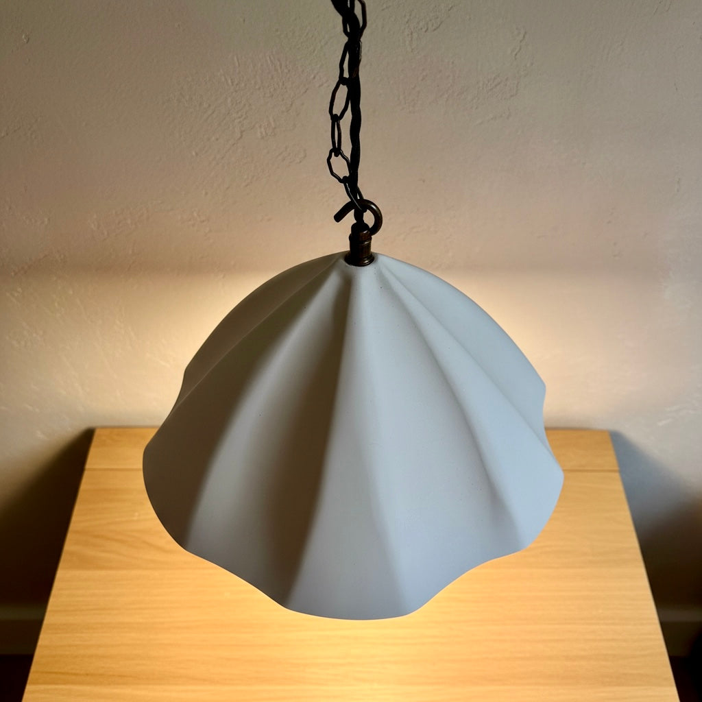 PLISSE Plaster Pendant Light