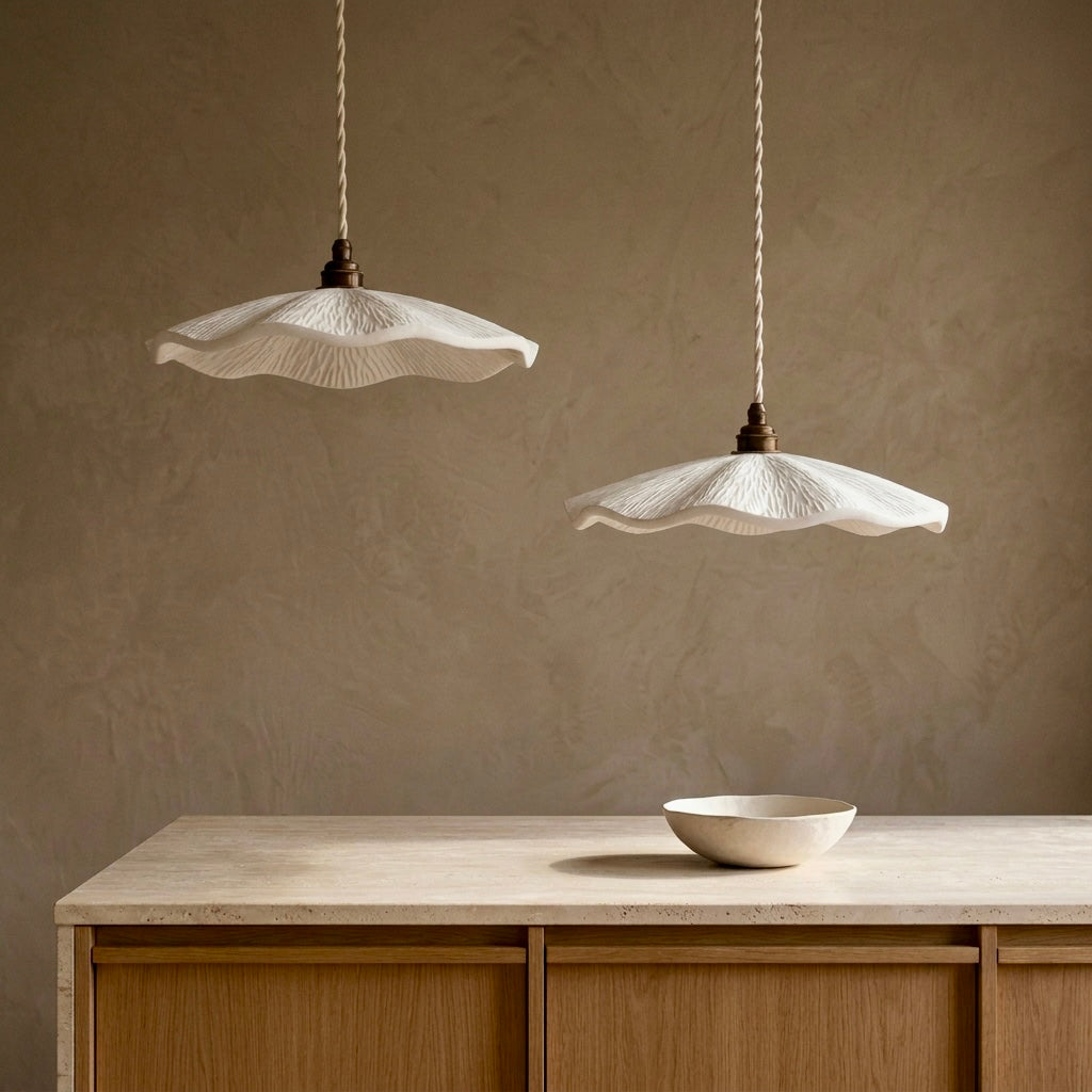 FOLIA Plaster Pendant Light