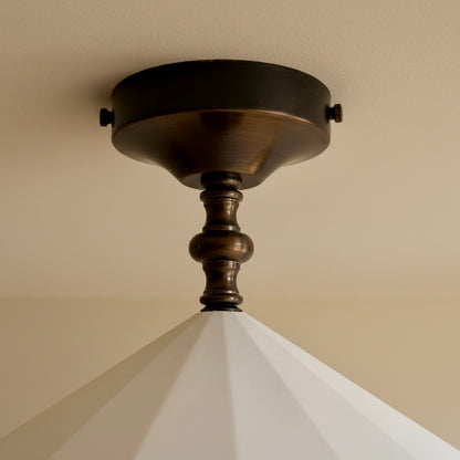 RAIDEN Plaster Semi Flush Ceiling Light