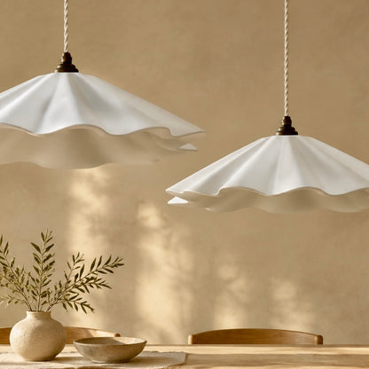 PETAL Plaster Pendant Light