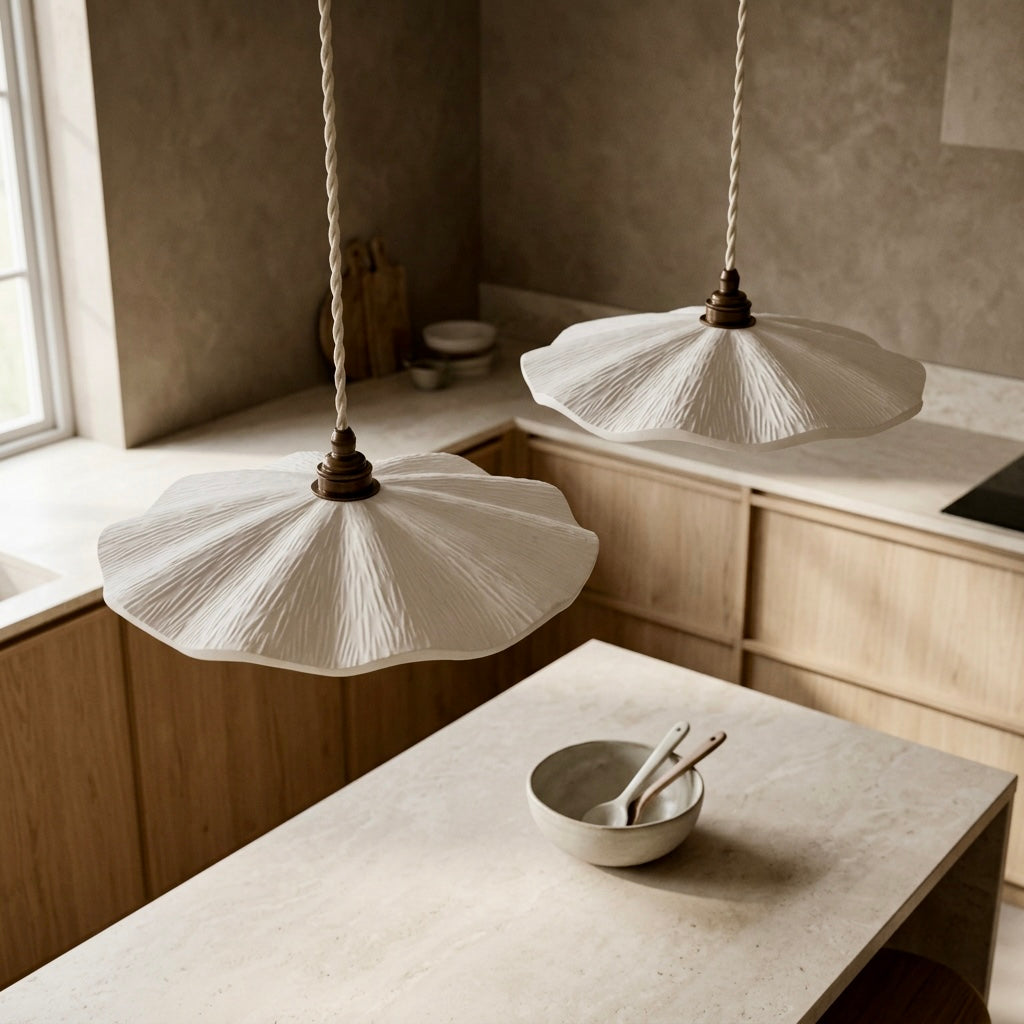 FOLIA Plaster Pendant Light