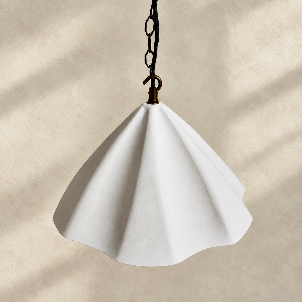 PLISSE Plaster Pendant Light