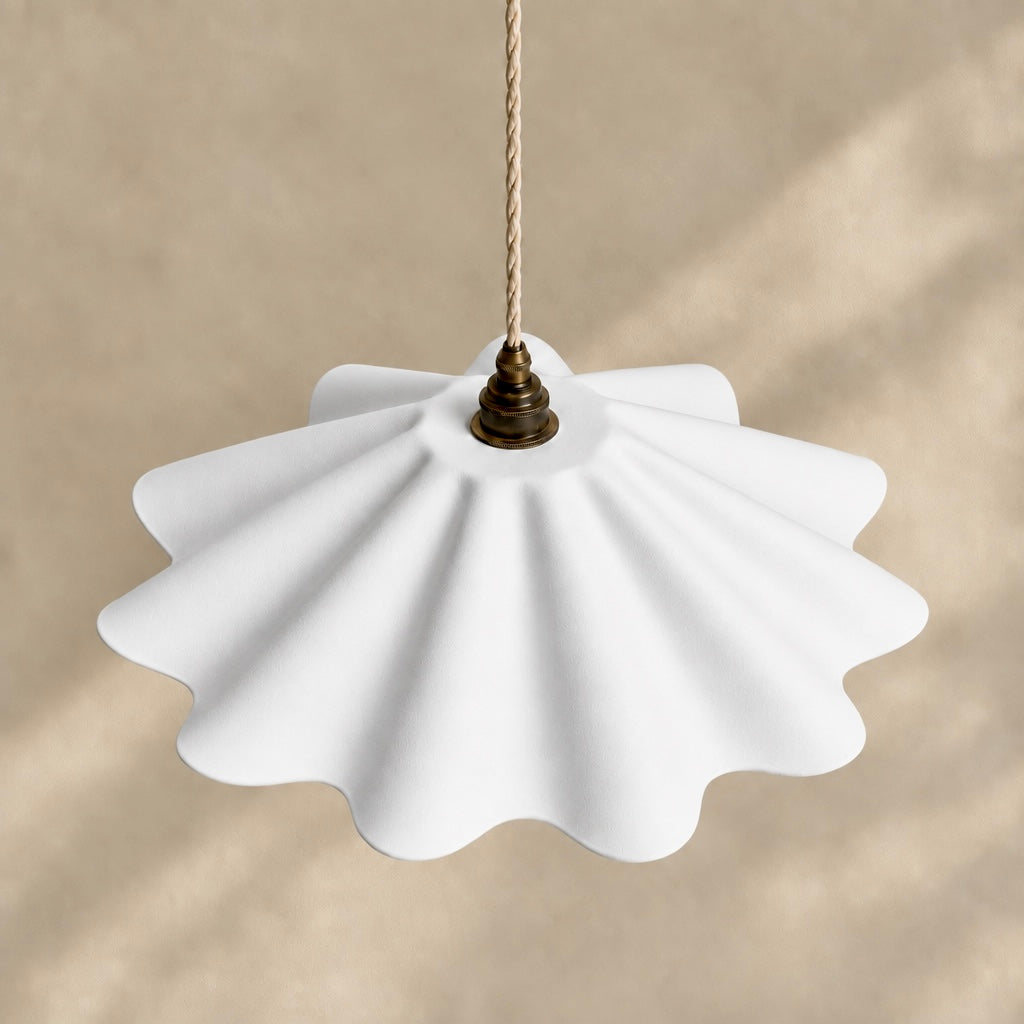 PETAL Plaster Pendant Light