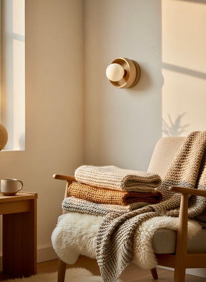 CRINIS Wall Sconce - Sandstone