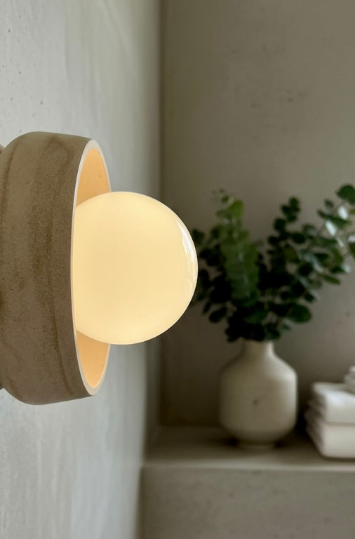 CRINIS Wall Sconce - Sandstone