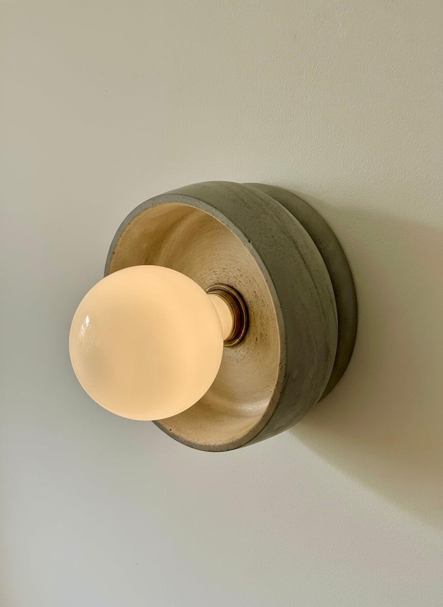 CRINIS Wall Sconce - Concrete