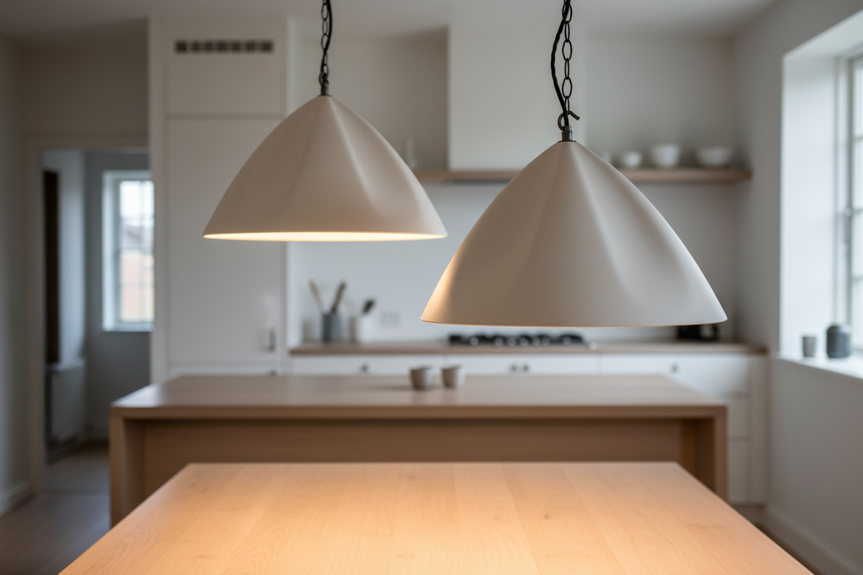 PLISSE Plaster Pendant Light