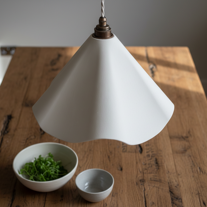 VOLNA Plaster Pendant Light