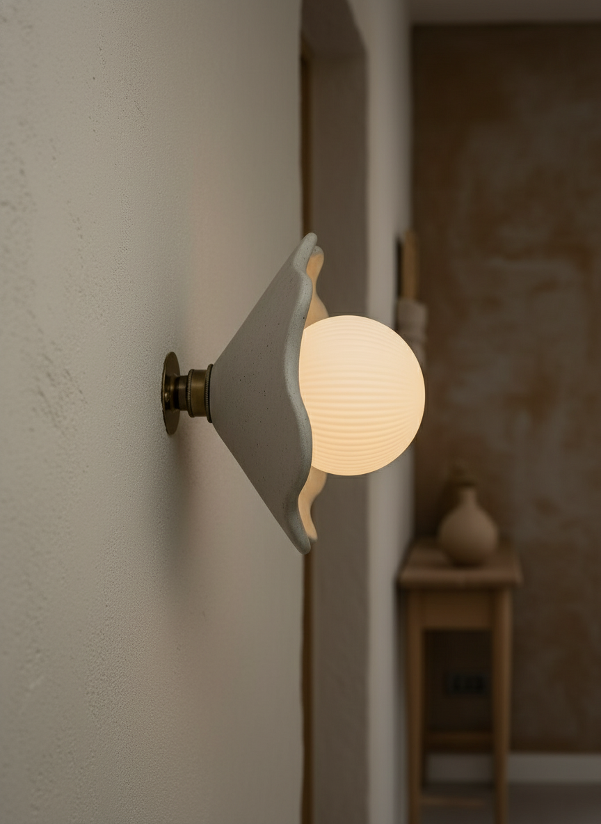 PORCIA Wall Sconce - Concrete