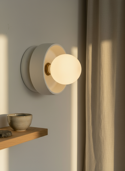 CRINIS Wall Sconce - Snow