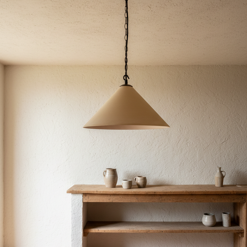 ARIUS Plaster Pendant Light - Sandstone
