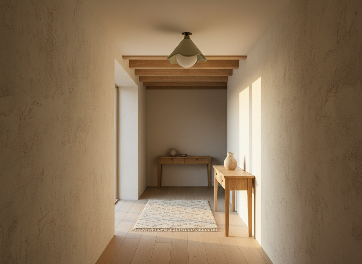 PATRO Flush Mount Ceiling Light - Olive