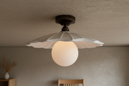 STILL Plaster Flush Mount Ceiling Light