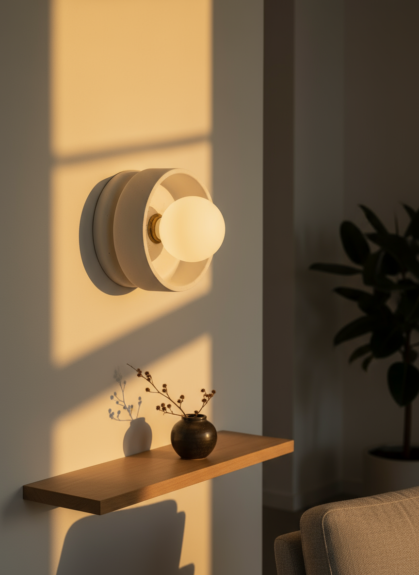 CRINIS Wall Sconce - Snow