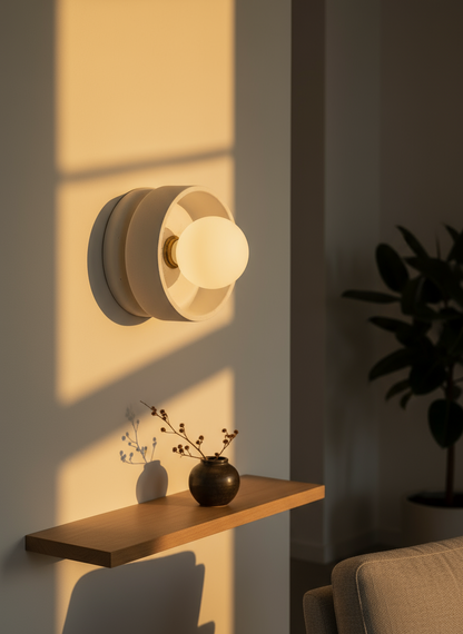 CRINIS Wall Sconce - Snow