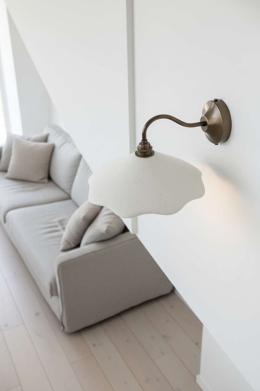 PORCIA Wall Light - Snow