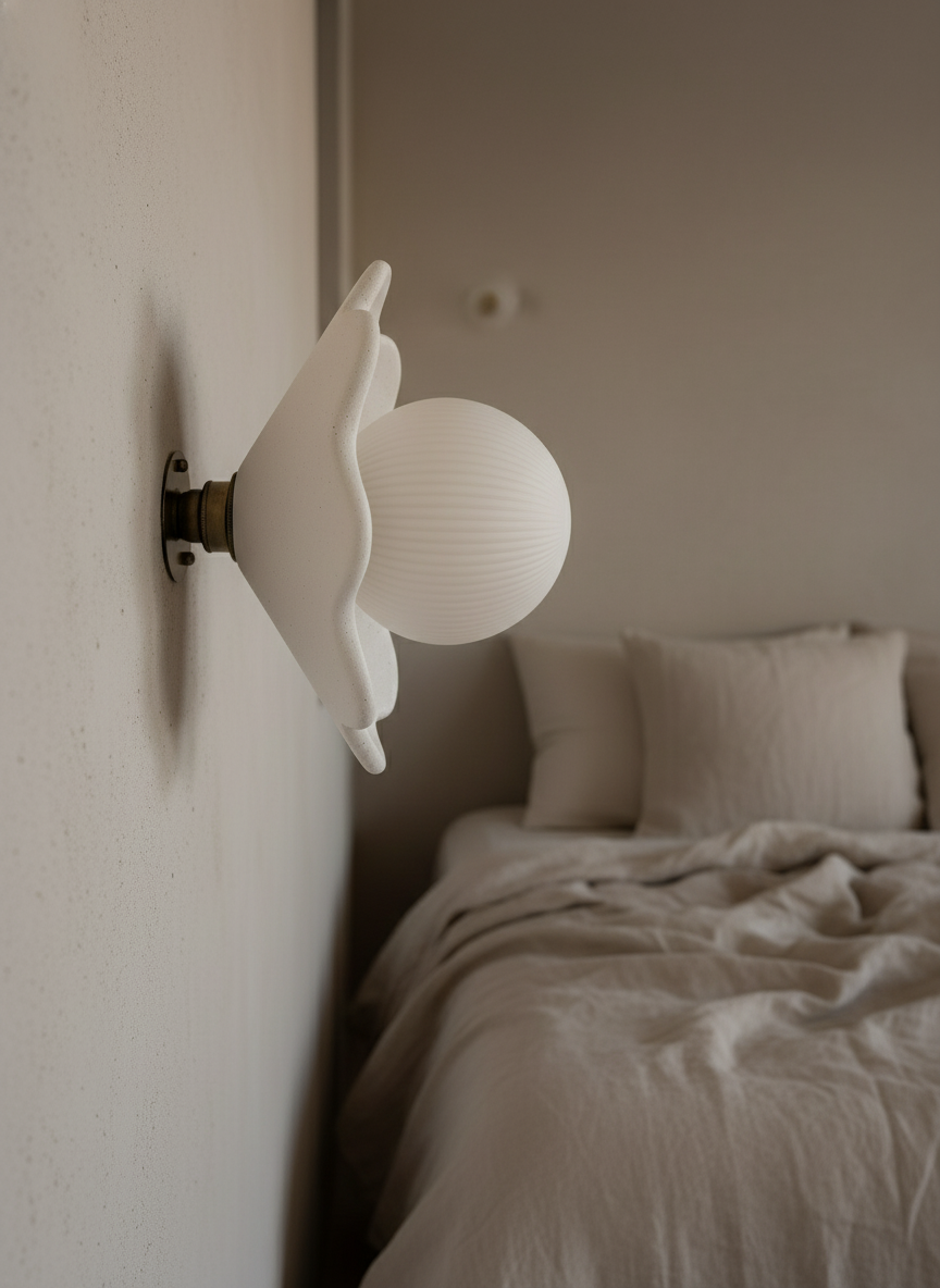 PORCIA Wall Sconce - Snow