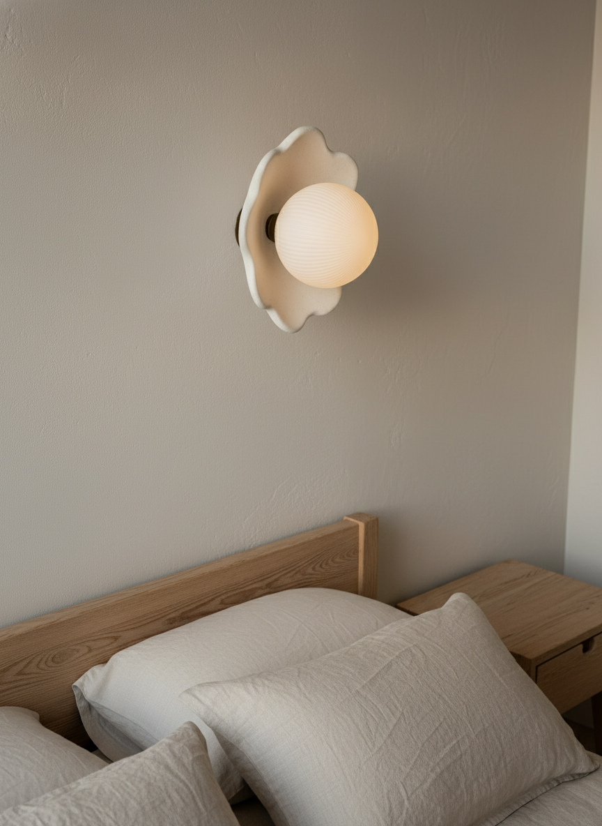 PORCIA Wall Sconce - Snow