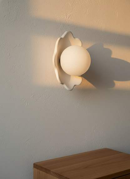 PORCIA Wall Sconce - Snow