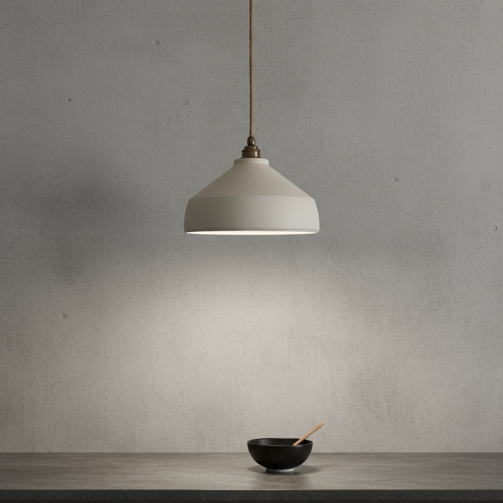Modern minimalist ZENO ceiling light in white