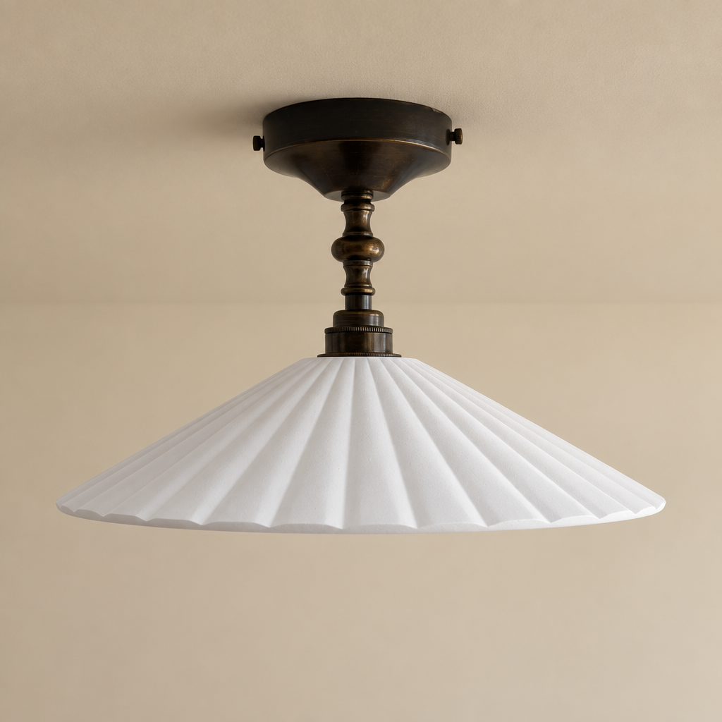 Square ceiling-light image from the second photo