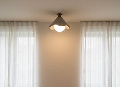 PATRO Flush Mount Ceiling Light - Concrete